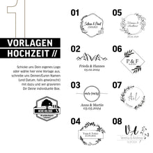 Lade das Bild in den Galerie-Viewer, Holzgeschenkbox OHNE USB Fach