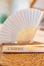 Lade das Bild in den Galerie-Viewer, Hochzeits Fächer weiss