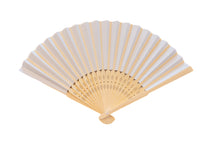 Lade das Bild in den Galerie-Viewer, Hochzeits Fächer weiss