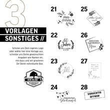 Lade das Bild in den Galerie-Viewer, Holzgeschenkbox - LINIE 1